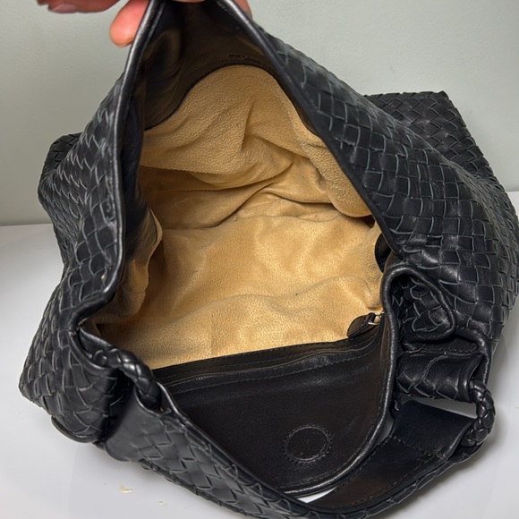 Bottega Veneta Nappa Intrecciato Sloane Hobo Ferro Black - Picture 10 of 11